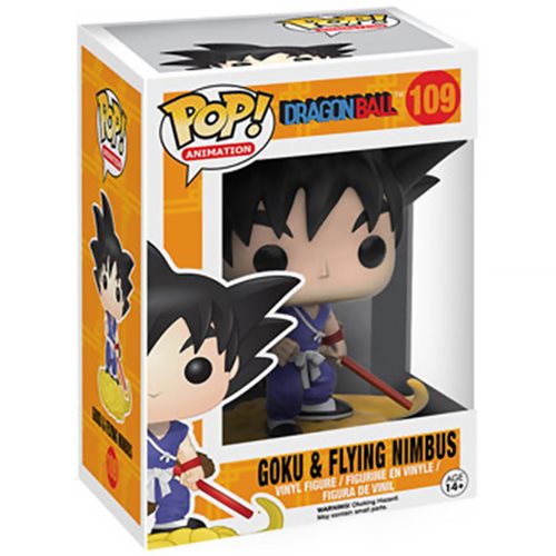 Dragon Ball Goku and Nimbus Pop! Vinyl Figure, Not Mint