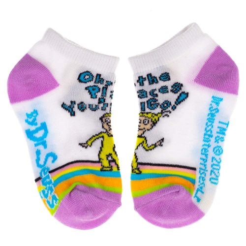 Dr. Seuss Book Covers Youth Ankle Socks Set of 6