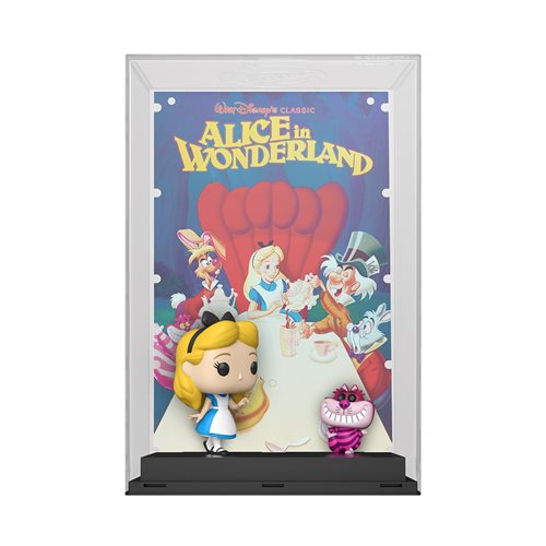 Disney 100 Alice in Wonderland Alice with Cheshire Cat Funko Pop! Movie Poster with Case #11
