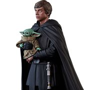 Star Wars The Mandalorian Luke Skywalker and Grogu Premier Collection 1:7 Scale Statue, Not Mint