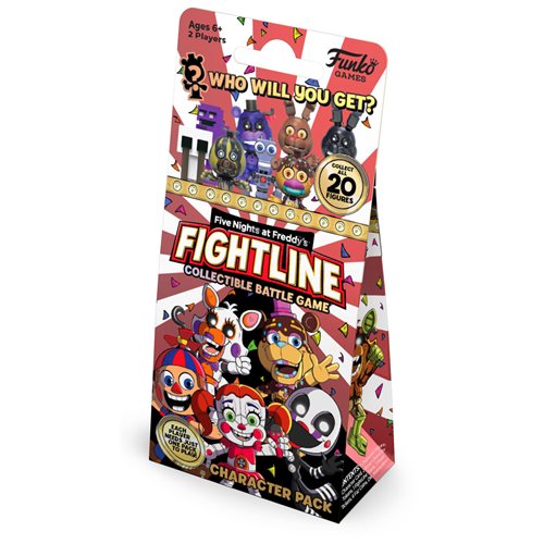 Five Nights at Freddy's Fightline Collectible Battle Game Character Mini-Figure Pack Random 4-Pack