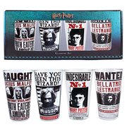 Harry Potter Propaganda Pint Glass 4-Pack