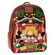 Mickey Mouse and Minnie Mouse Fireplace Light-Up Mini-Backpack - ReRun
