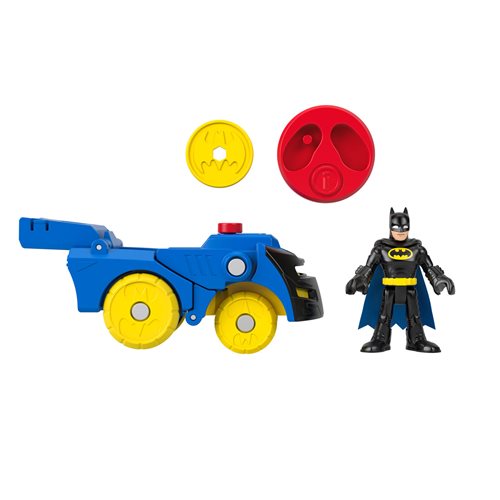 DC Imaginext Head Shifters Figure and Vehicle Set Case of 4