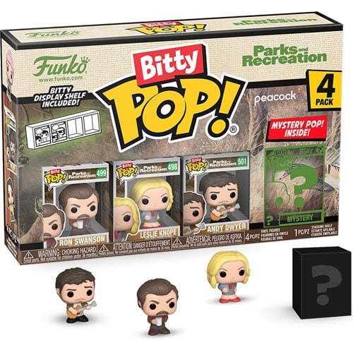 Parks and Recreation Ron Swanson Funko Bitty Pop! Mini-Figure 4-Pack