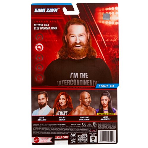 WWE Basic Series 134 Sami Zayn Action Figure