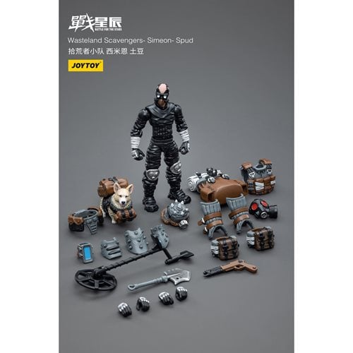 Joy Toy Battle for the Stars Wasteland Scavengers Simeon with Spud 1:18 Scale Action Figure