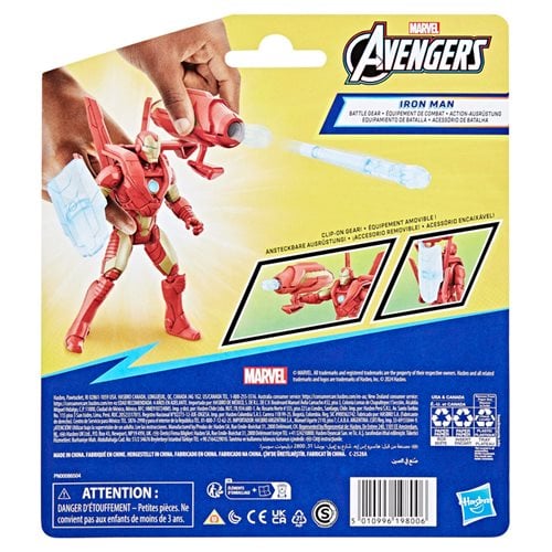 Avengers Epic Hero Series Battle Gear Iron Man 4-Inch Action Figure