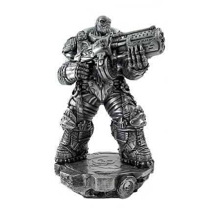 Gears of War Boomer Platinum Statue Sculpture