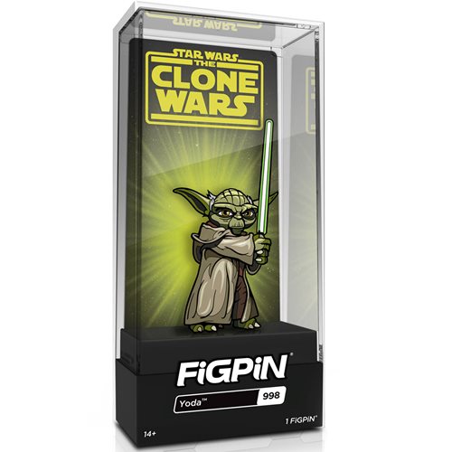 Star Wars: The Clone Wars Yoda FiGPiN Classic 3-Inch Enamel Pin
