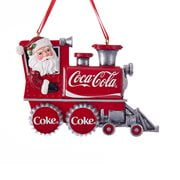 Coca-Cola Santa Train 2 1/2-Inch Resin Ornament