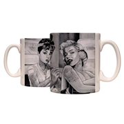 Audrey Hepburn and Marilyn Monroe 11 oz. Ceramic Mug