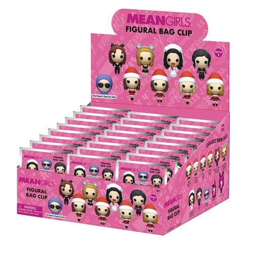 Mean Girls 3D Foam Bag Clip Display Case of 24