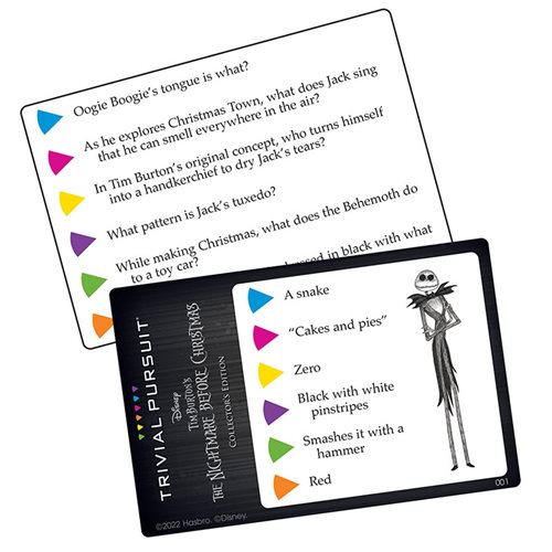 Nightmare Before Christmas Quick Play Trivial Pursuit