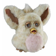 Furby Cream Beige with Pink Belly