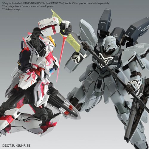 Mobile Suit Gundam Narrative Sinanju Stein Narrative Ver. Ka Master Grade 1:100 Scale Model Kit