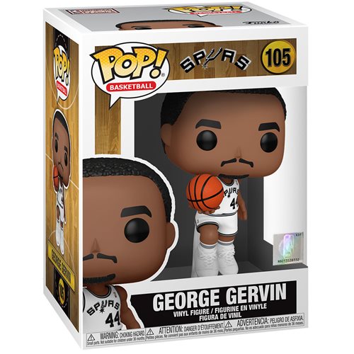 NBA: Legends George Gervin (Spurs Home) Pop! Vinyl Figure
