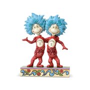 Dr. Seuss Cat in the Hat Thing 1 and Thing 2 Statue by Jim Shore