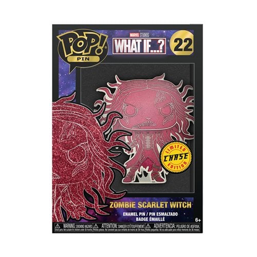 Marvel's What-If Zombie Scarlet Witch Large Enamel Pop! Pin