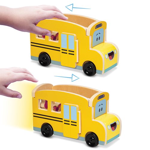 Blue's Clues & You! Wooden Pull-Back School Bus