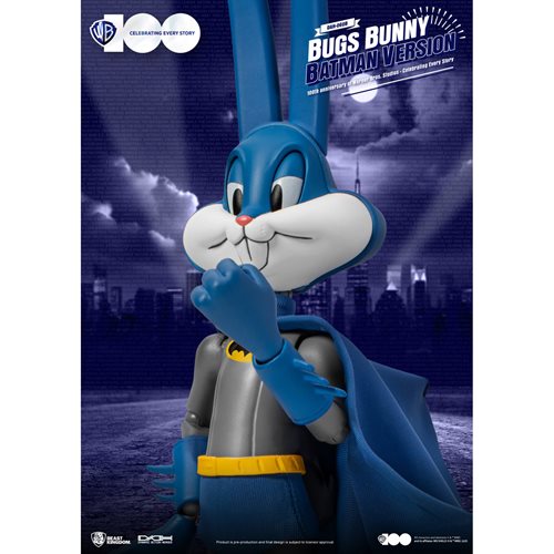 WB 100 Bugs Bunny Batman Version DAH-060B Dynamic 8-Ction Heroes Action Figure - Previews Exclusive