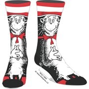 Dr. Seuss Cat in the Hat 360 Character Crew Socks