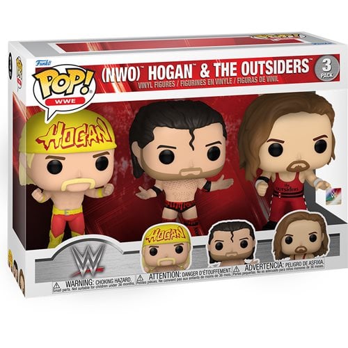 POP WWE: Hogan & Outsiders Funko Pop! Vinyl Figure 3-Pack