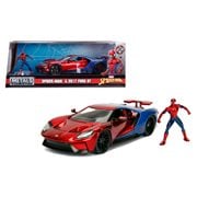Spider-Man Hollywood Rides 2017 Ford GT 1:24 Vehicle & Fig.