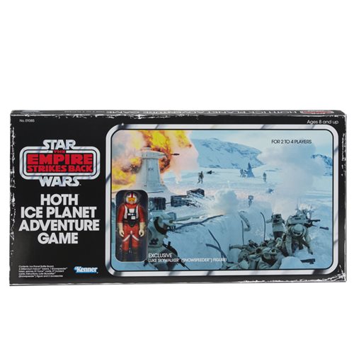 Star Wars The Empire Strikes Back Hoth Ice Planet Retro Game with Exclusive Retro Luke Skywalker Act