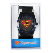 Superman Emblem Tank Case Strap Watch