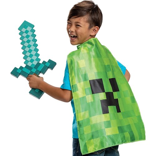 Minecraft Sword and Cape Child Roleplay Accessory Kit