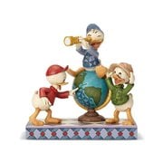 Disney Traditions DuckTales Huey, Dewey, and Louie Navigating Nephews Statue by Jim Shore