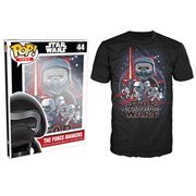 Star Wars: Episode VII - The Force Awakens Poster Black Pop! T-Shirt