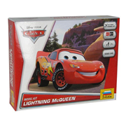 Cars Movie Lightning McQueen Vehicle Snap Fit Model Kit