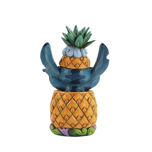 Disney Traditions Lilo & Stitch Stitch in a Pineapple Pineapple Pal by Jim Shore Statue