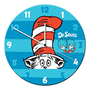 Dr. Seuss 13 1/2-Inch Cordless Wood Wall Clock