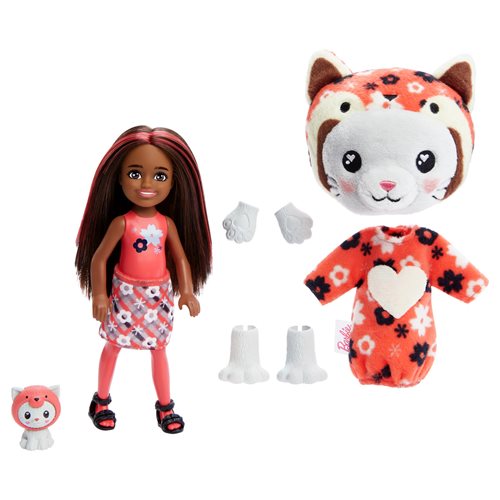 Barbie Cutie Reveal Chelsea Kitten as Red Panda Doll