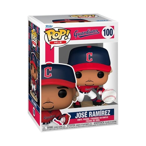 MLB Cleveland Guardians Jose Ramirez Funko Pop! Vinyl Figure #100