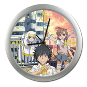A Certain Magical Index Group Photo Wall Clock
