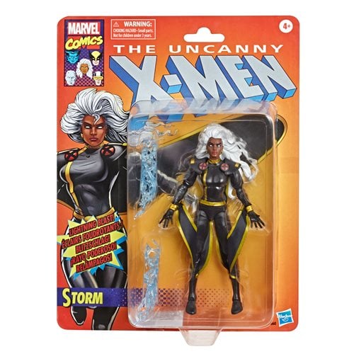 X-Men Retro Marvel Legends 6-Inch Black Outfit Storm Action Figure - Exclusive