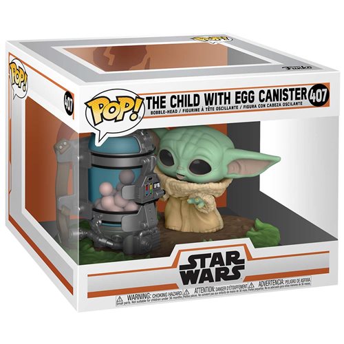 Star Wars: The Mandalorian The Child with Egg Canister Deluxe Pop Vinyl Figure
