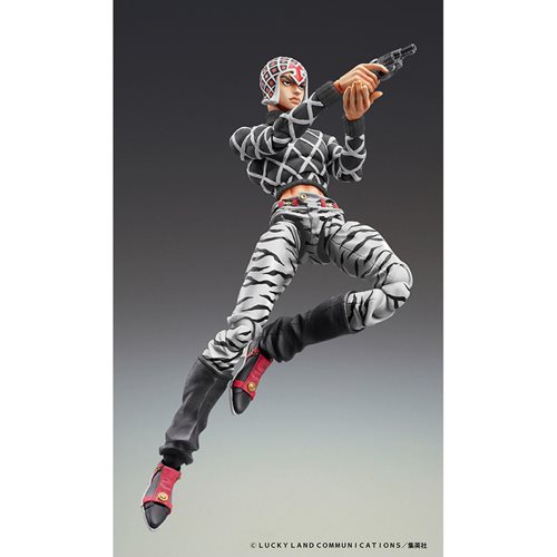 JoJo's Bizarre Adventure Guido Mista & S-P Black Version Super Action Statue Action Figure