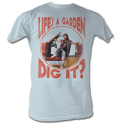 Joe Dirt Dig It! Light Blue T-Shirt