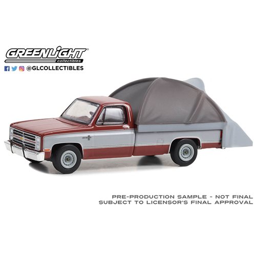 The Great Outdoors Series 3 1983 Chevrolet C20 Silverado 1:64 Scale Die-Cast Metal Vehicle