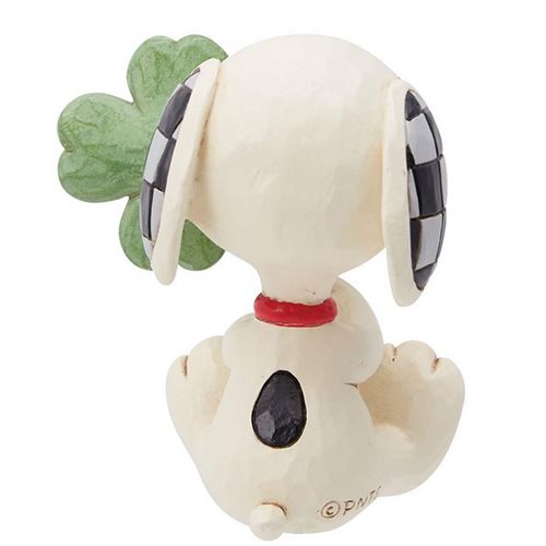 Peanuts Snoopy with Clover by Jim Shore Mini-Statue