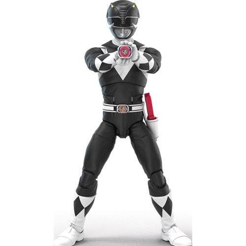 Power Rangers Lightning Collection Remastered Mighty Morphin Black Ranger 6-Inch Action Figure - Fan