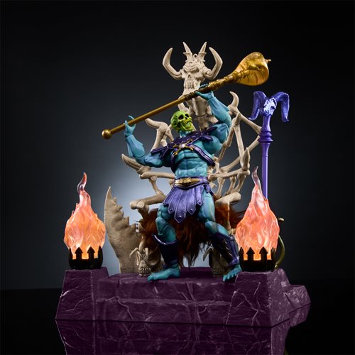 Masters of the Universe Masterverse Skeletor and Havoc Throne Action Figure Set - Fan Channel Exclus