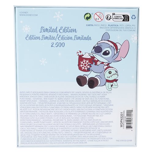 Lilo and Stitch Holiday Snow Angel Stitch 3-Inch Enamel Pin