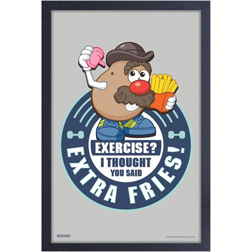 Mr. Potato Head Extra Fries Framed Art Print