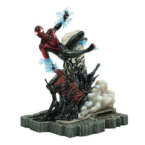 Marvel Select Gamerverse Gallery Spider-Man 2 Miles Morales Statue